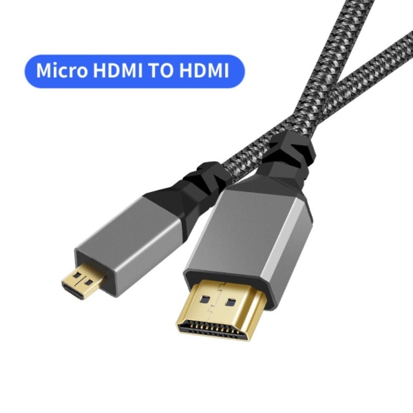 D-typ HDMI-kabel Videokabel 2M 2m