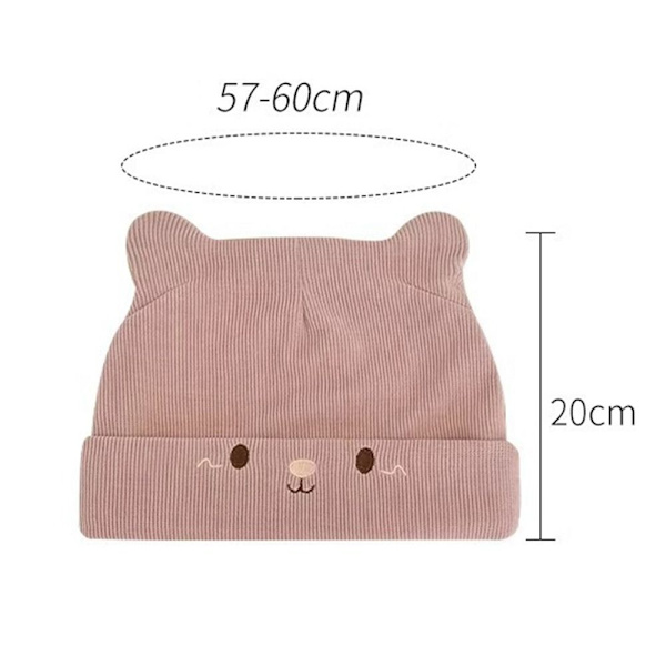 Knitting Cap Hat Pipo Bonnet MUSTA black