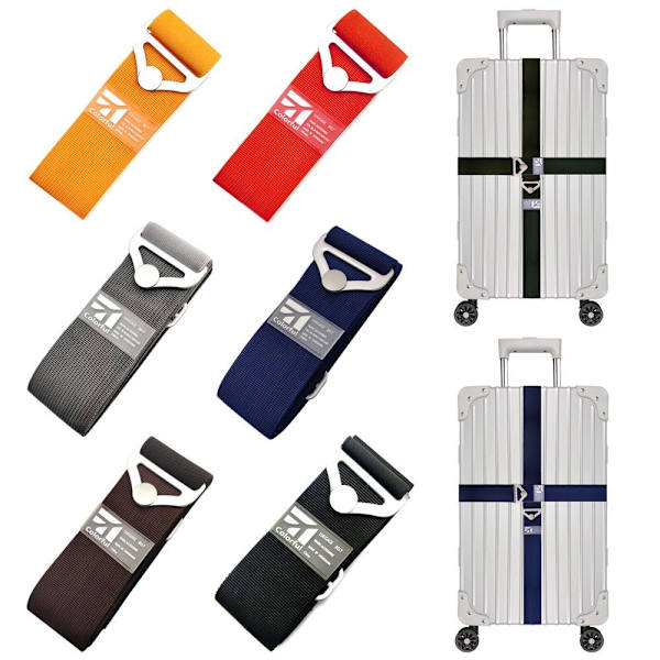 Bagagespænde Strap Bagage Strap Bundle Bælte KAFFE Coffee
