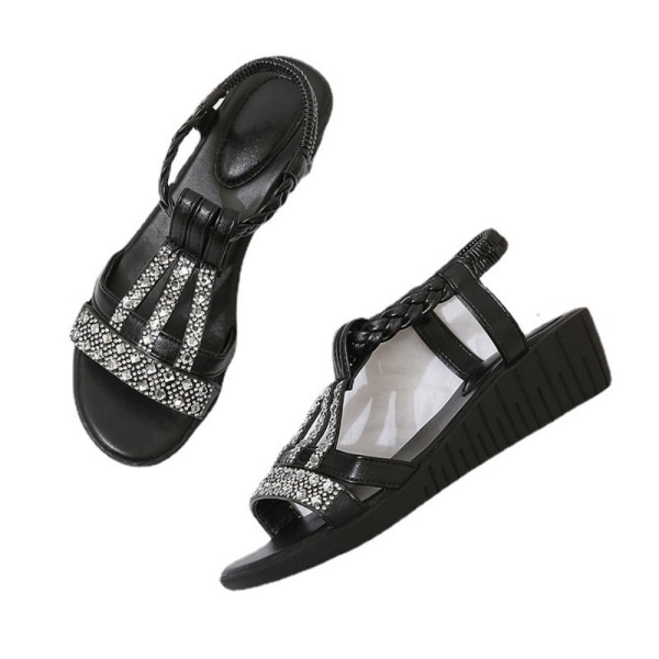 Naisten sandaalit Slingback Shoe MUSTA 36 black 36