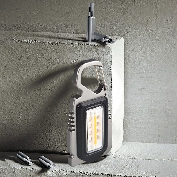 LED-lommelykt Whistle Keychain Light Emergency Lamp
