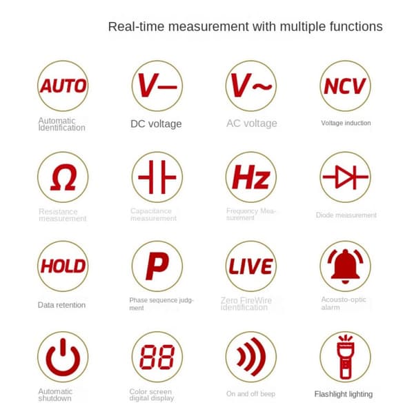 Digital Multimeter Voltmeter Multi-Meter