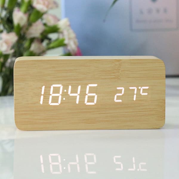 Väckarklocka Sleep Trainer TRÄ Wood