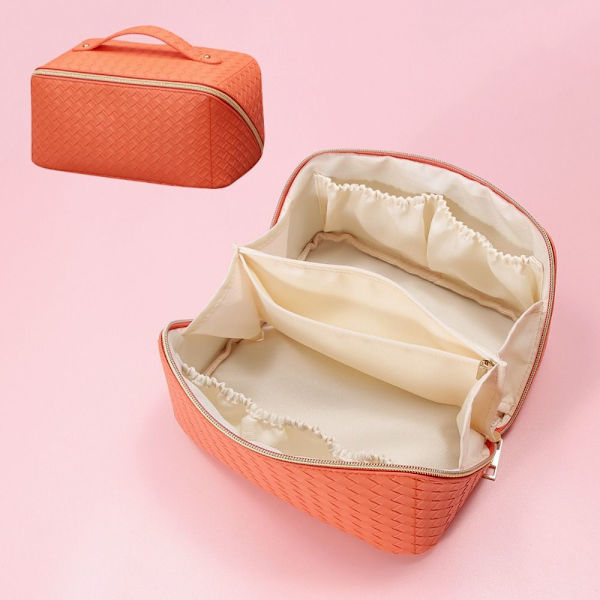 Kosmetisk taske Rejse vasketaske Makeup taske brown