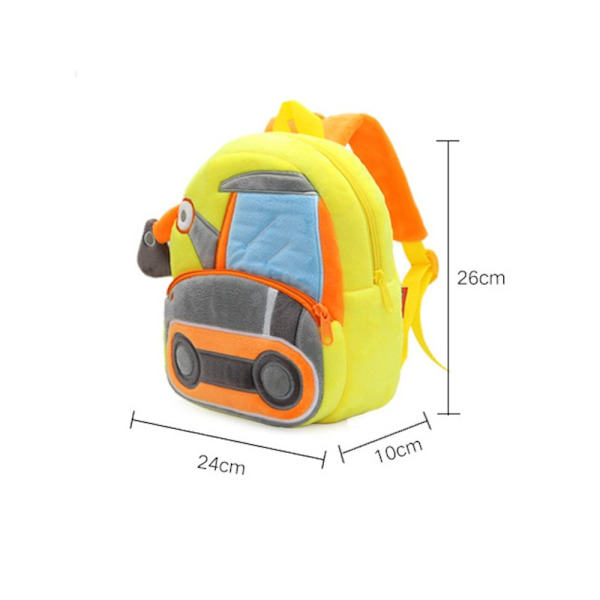 Kids Engineering ryggsekk tegneserie gravemaskin ryggsekk 04 04 04