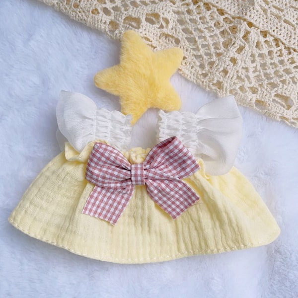 Doll Clothes Mini Girl -hame KELTAINEN yellow