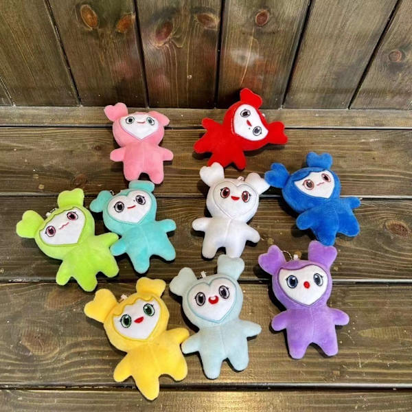 2kpl Momo Doll Avaimenperä Nukkeriipus VAALEENVIHREÄ Light Green