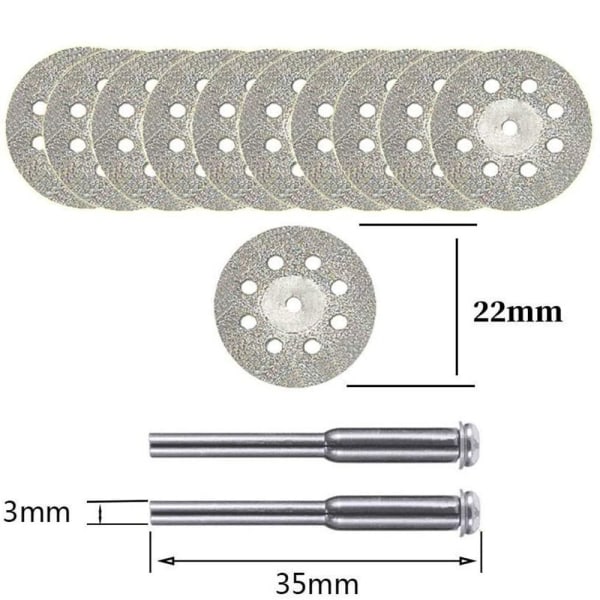 42st Sliphuvud Set Burr Bit Set Skärhjul 42PCS