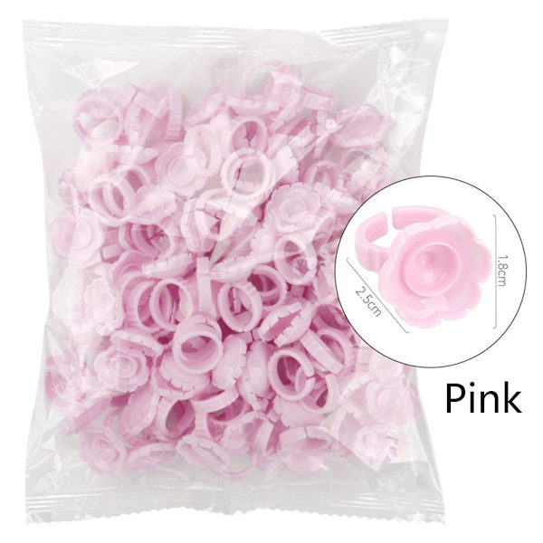 100 stk. Limringe Podedragter PINK pink
