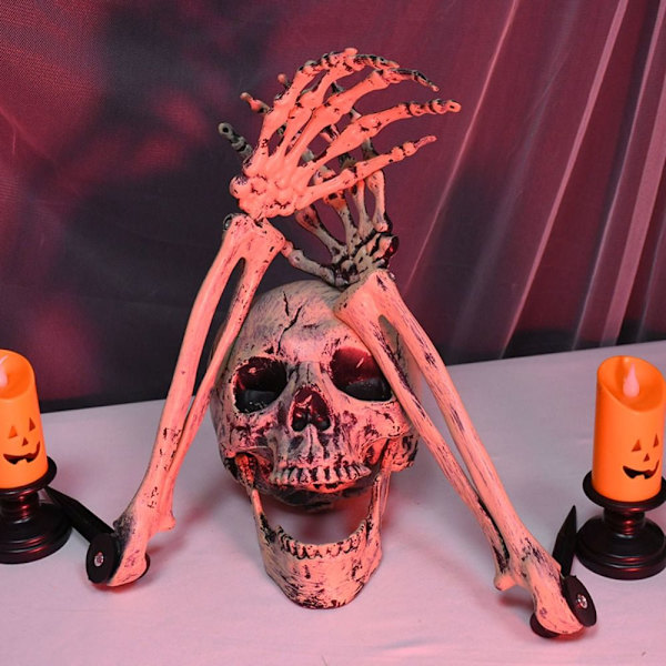 Halloween Decoration Props Simulation Skeleton Hand Bone SKULL Skull Hand