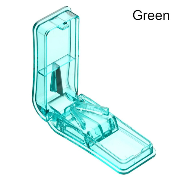 Mini Pill Splitter Multiple Pill Cutter VIHREÄ green