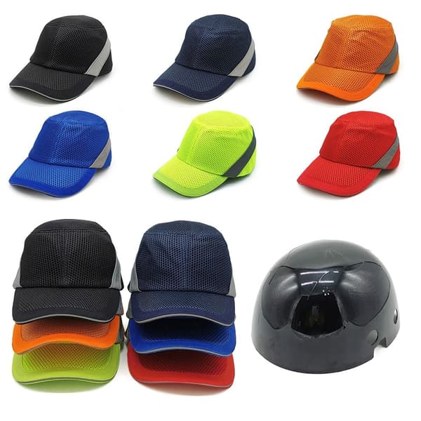 Bump Cap Anti-kollisions baseball hat SORT black