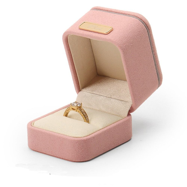 Smyckeskrin Case ROSA RINGBOX RINGBOX pink Ring Box-Ring Box