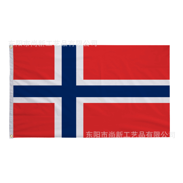 1PC Norges nationale flag til UEFA Euro 2024 90*150cm