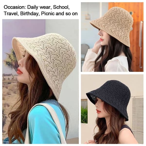 Bucket Hat Beach Cap BEIGE beige