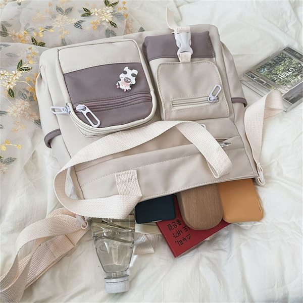 Axelväska Tote Book Väskor VIT white