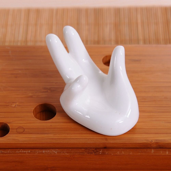 Crystal Ball Base Buddha Hand Sphere Hållare Sphere Display Stand