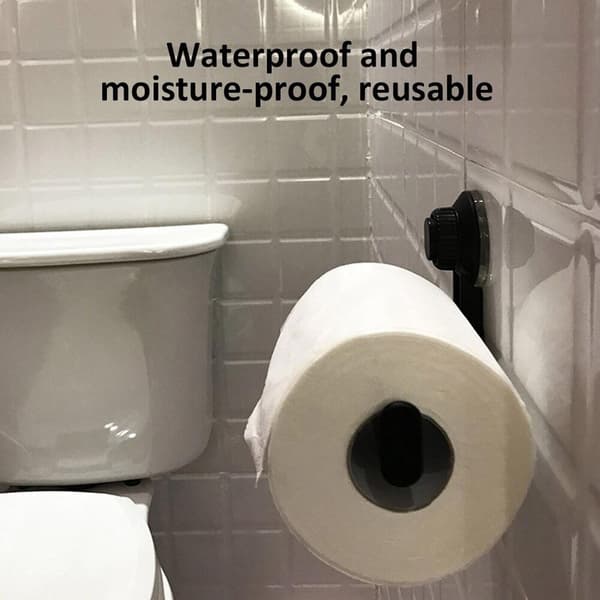Roll Tissue Box Toiletpapir Holder SORT black