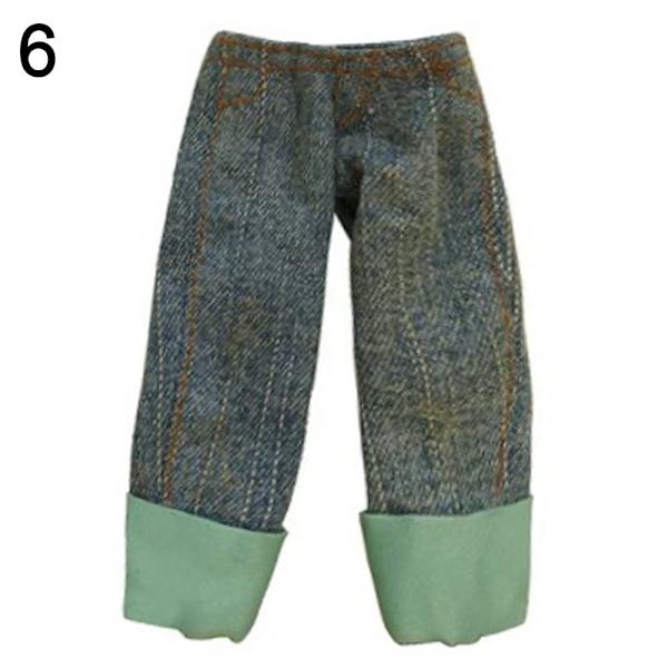 Floral jeans skinnbukser 6 6 6
