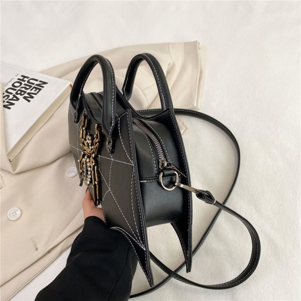 Halloween Crossbody Bag Top Handle Bag VALKOINEN White
