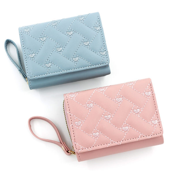 Brodeerattu Love Wallet Kolikkokukkaro MUSTA Black