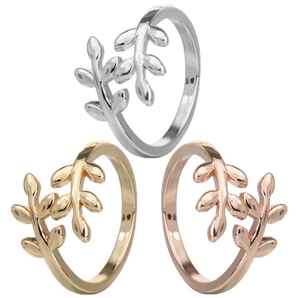 3st Stickning Ring Virkade Loop Leaves Form