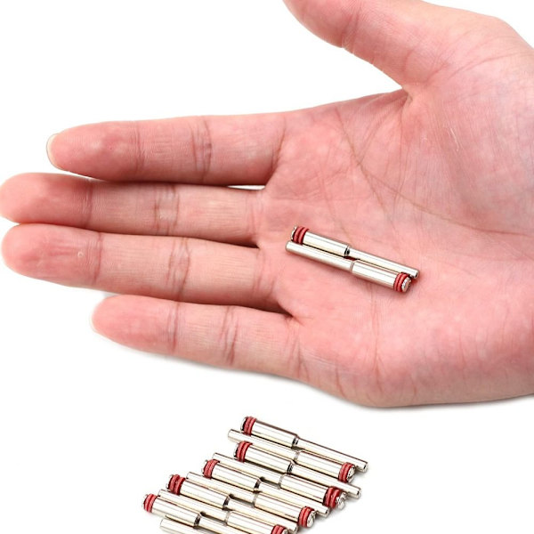 12 Stk Afskåret Hjulskrue Dorn 1/8 Tommer Skaftholder til 12PCS