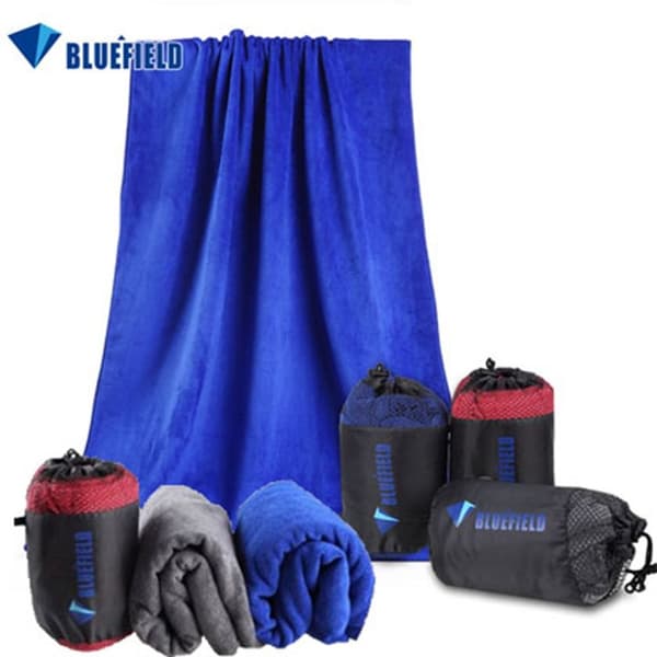 Utomhus mikrofiberhandduk Sporthandduk GRÅ Grey