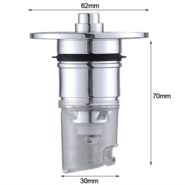 Avløpsstopper for servant Pop-Up Bounce Core Sink Sil