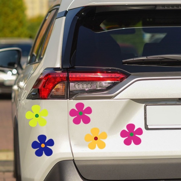 24 stk Cartoon Car Decal Car Magnetic Decal A A A