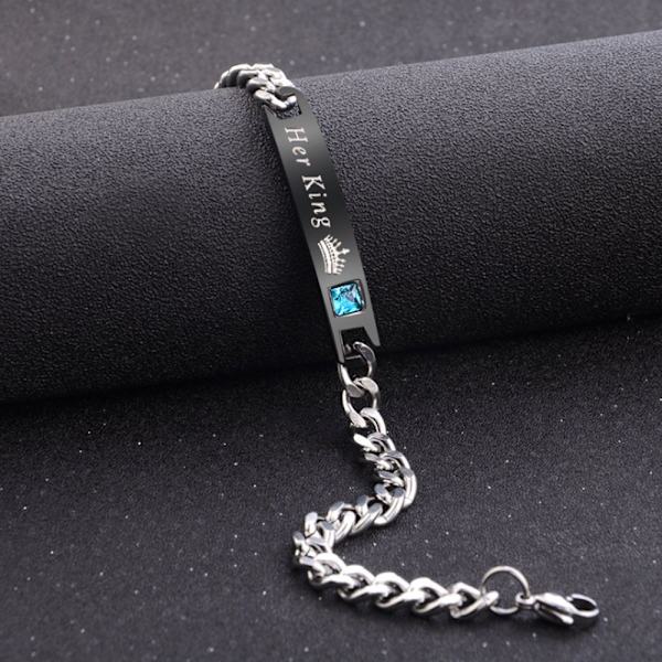 2st par armband hennes kung hans drottning