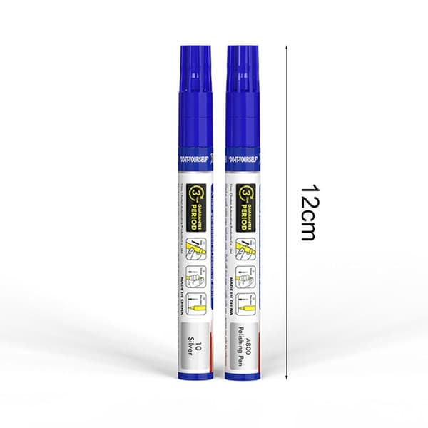 2st Bilfärg Fix Penna Auto Paint Repair Pensel SILVER silver