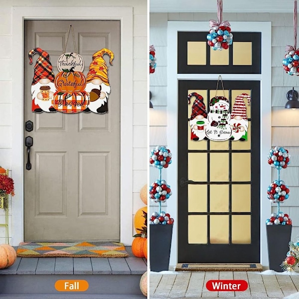 Thanksgiving Decor Fall Träskylt A/B A/B A/B