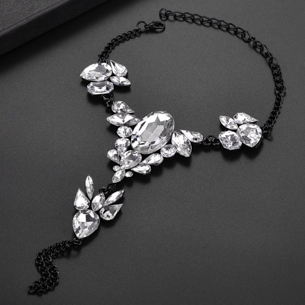 Anklet Chain Rhinestones Chain A A A