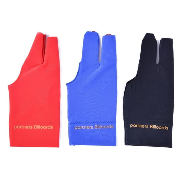 2 STK 3 Fingers Handsker Cue Billard Pool SORT black