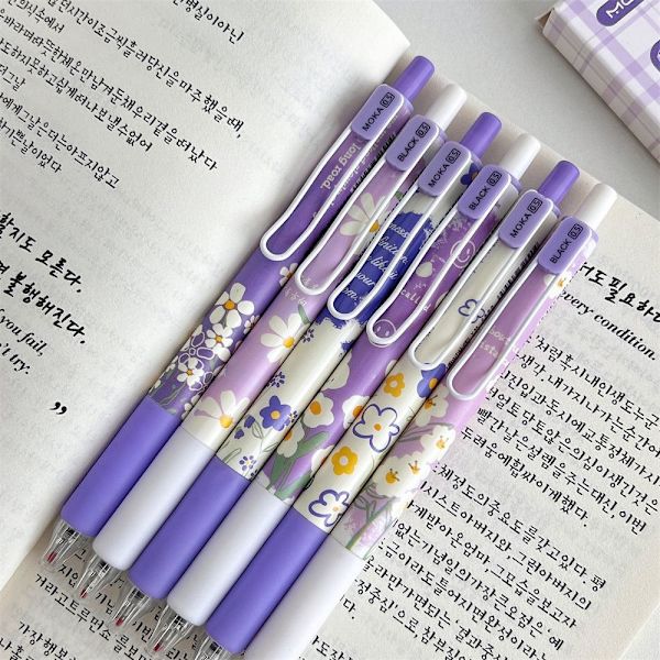 6ST/ Set Gelpennor Kulspetspenna DAISY SERIES DAISY SERIES Daisy Series