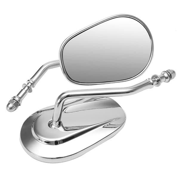 Motorcykelspeglar Styre Backspegel SILVER
