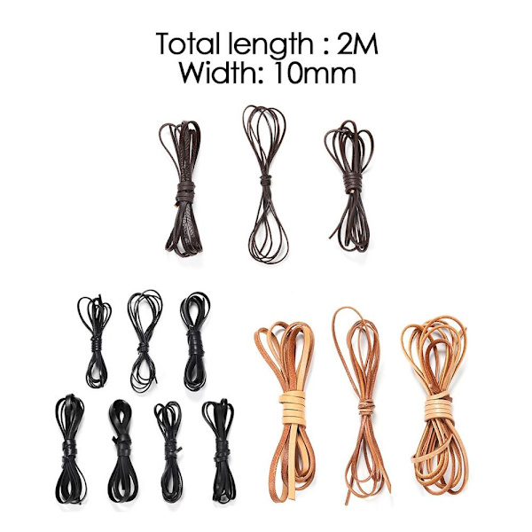 Läderrep Läder Topplager MÖRKBRUN dark brown