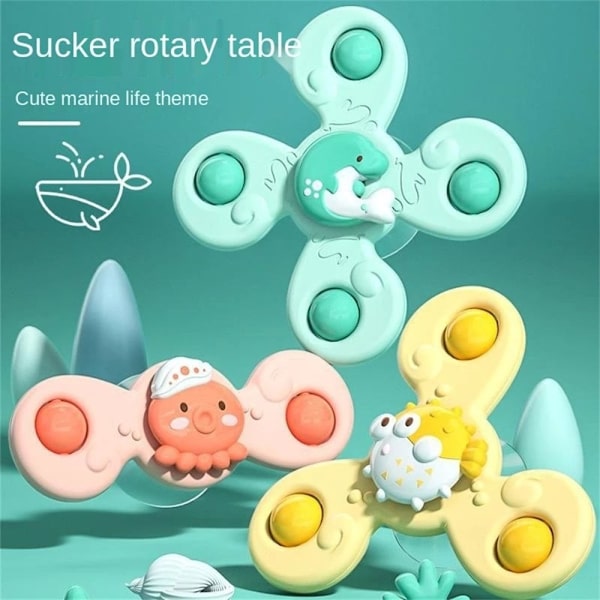 Cartoon Fidget Sugkoppar Spinner Leksak