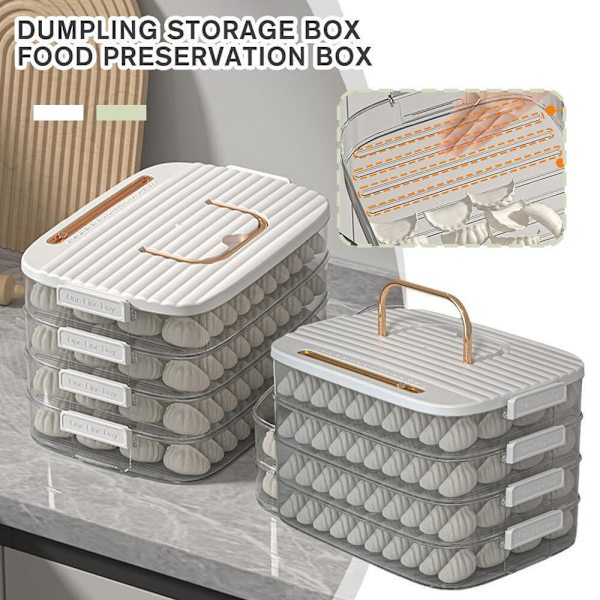 Dumpling Box Mat Forseglingsboks HVIT ETT LAG ETT LAG White One Layer-One Layer