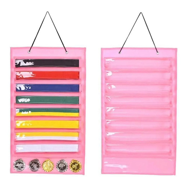 Medal Opbevaringspose Bæltesamling Holder SORT Black