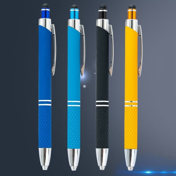 2 STK Multifunktion Pen Kapacitiv Pen SORT Black
