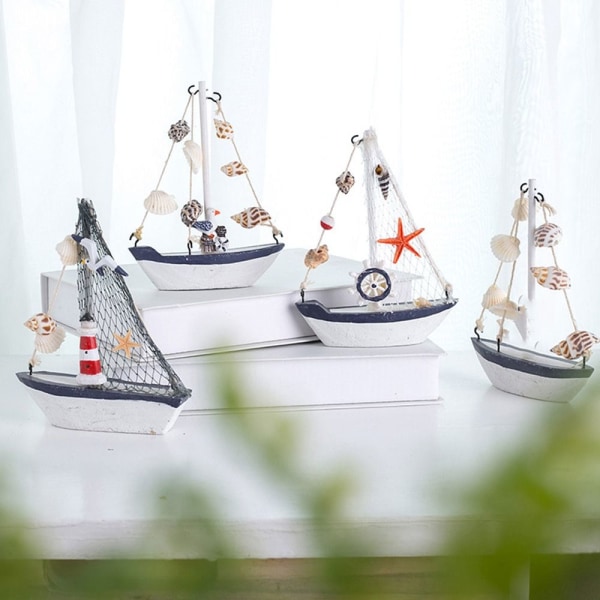 Segelbåtsmodell Seashell Ship Model 5 5 5