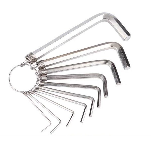 8/10 kpl kuusioavain kuusioruuvimeisseli 10 kpl / SET 10 kpl / set 10Pcs/Set