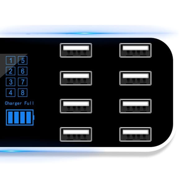 Hurtiglading bil USB-laderstasjon Telefonlader