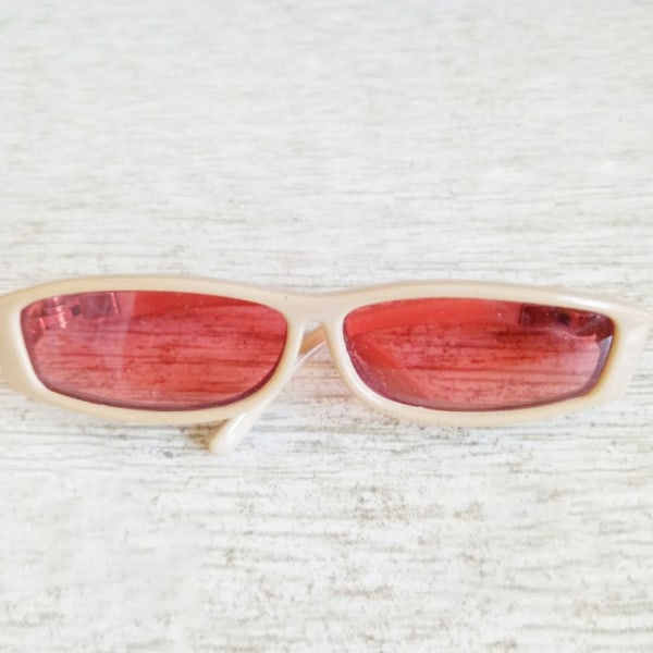 Søde firkantet stel plysdukkebriller 8 8 8