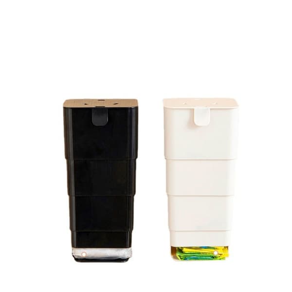 Soppåse Förvaringslåda Plastpåse Case SVART black