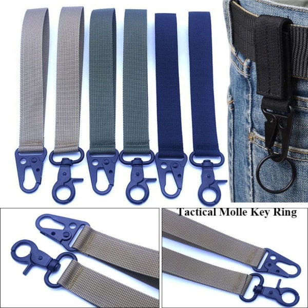 Tactical Molle Buckle Nøglering 6 6 6