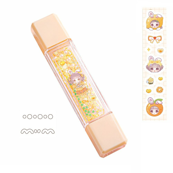 Outline Marker Pen Double Ended Outline Penna GUL Yellow