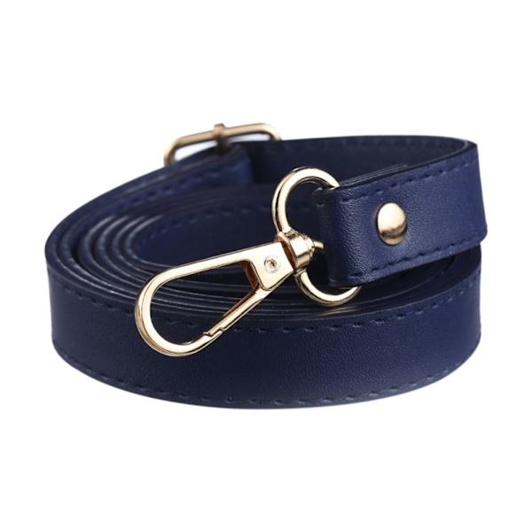 130cm Läderrem Handväska Bälten MÖRKBLÅ dark blue